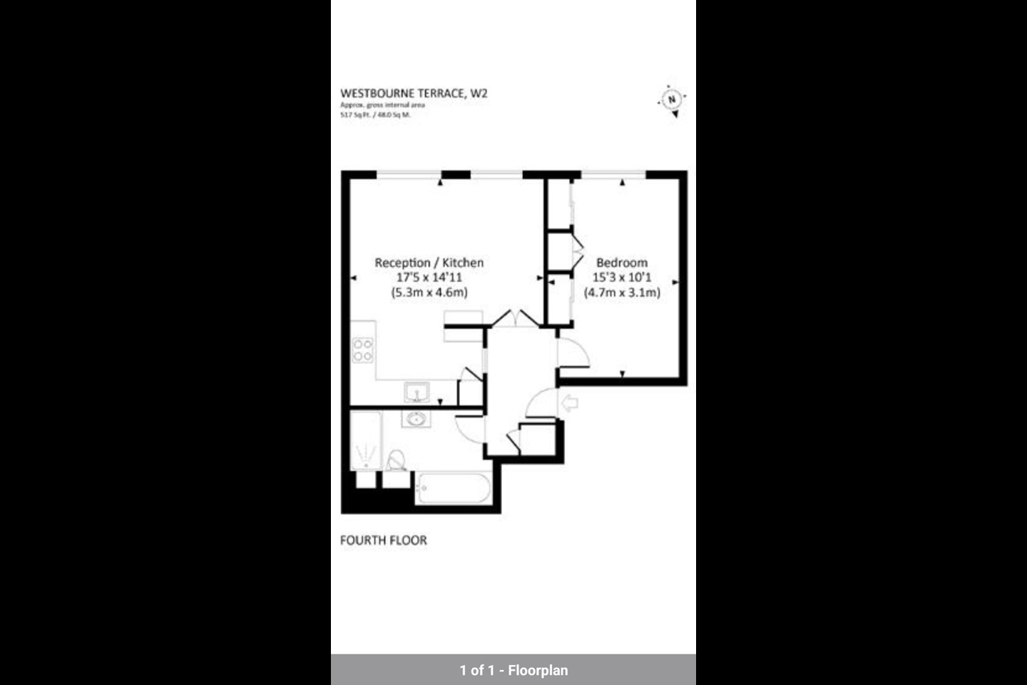 Additional image 17 of 1 Bed Flat, Westbourne Terrace, W2, N1 7GU