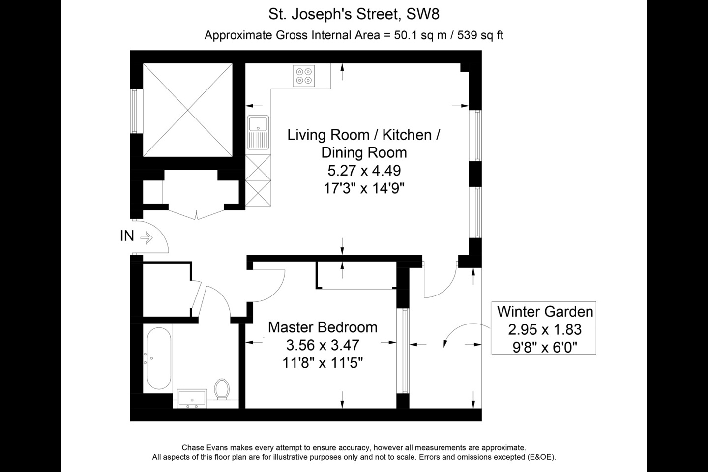 Additional image 9 of 1 Bed Flat, Brogan House, SW8, N1 7GU
