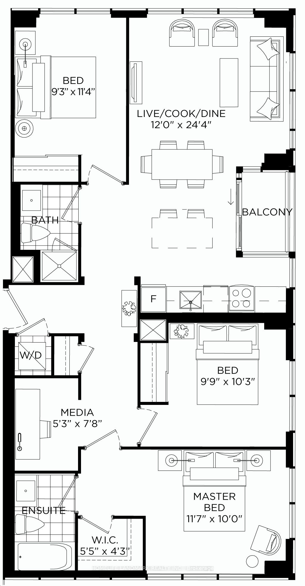 Additional image 2 of 903-270 Dufferin Street, Toronto, ON, M6K 0H8