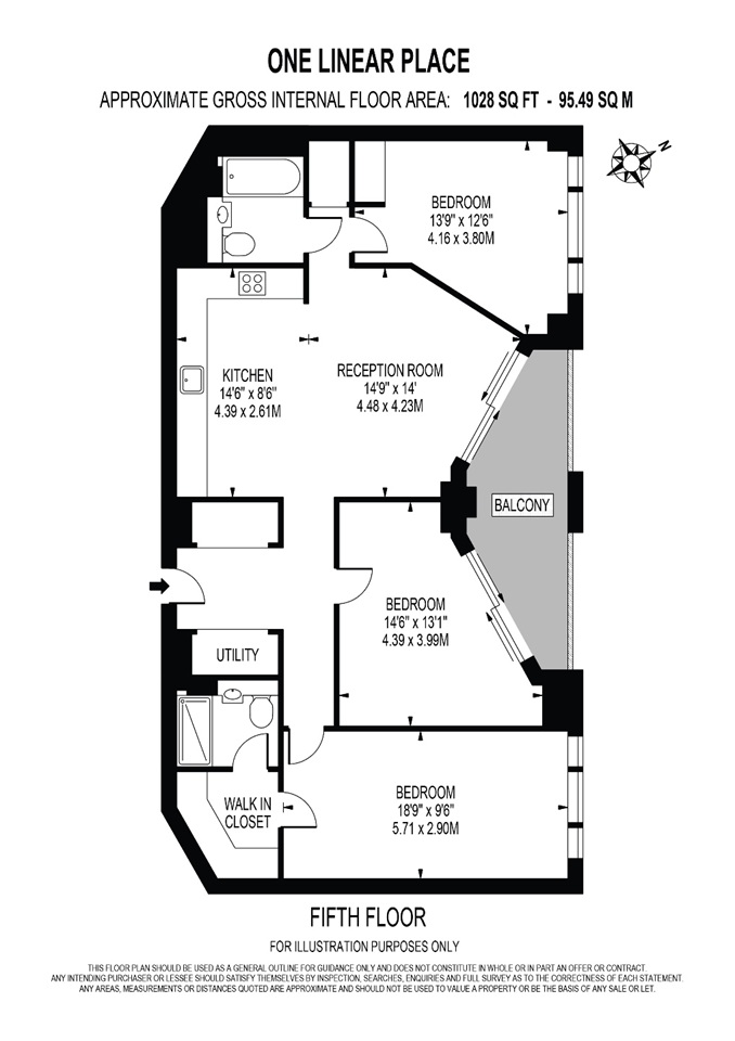 Additional image 2 of 3 Bed Flat, Ponton Road, SW11, N1 7GU