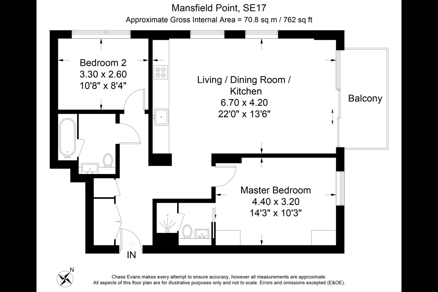 Additional image 8 of 2 Bed Flat, Rodney Road, SE17, N1 7GU