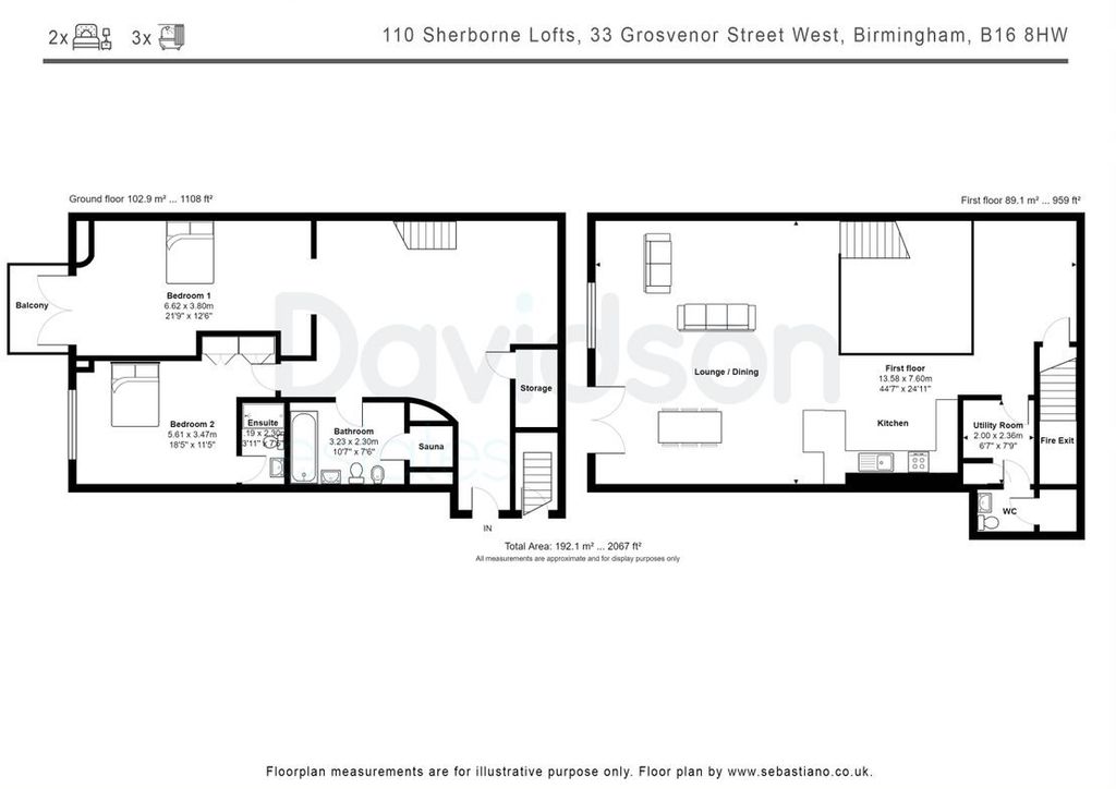 Additional image 27 of 2 bed flat for saleSherborne Lofts, 33 Grosvenor Street West, Birmingham B16