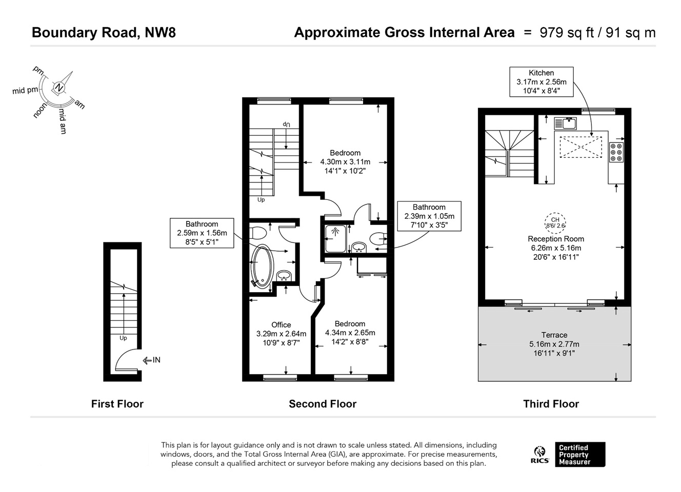 Additional image 14 of 3 Bed Flat, Boundary Road, NW8, N1 7GU