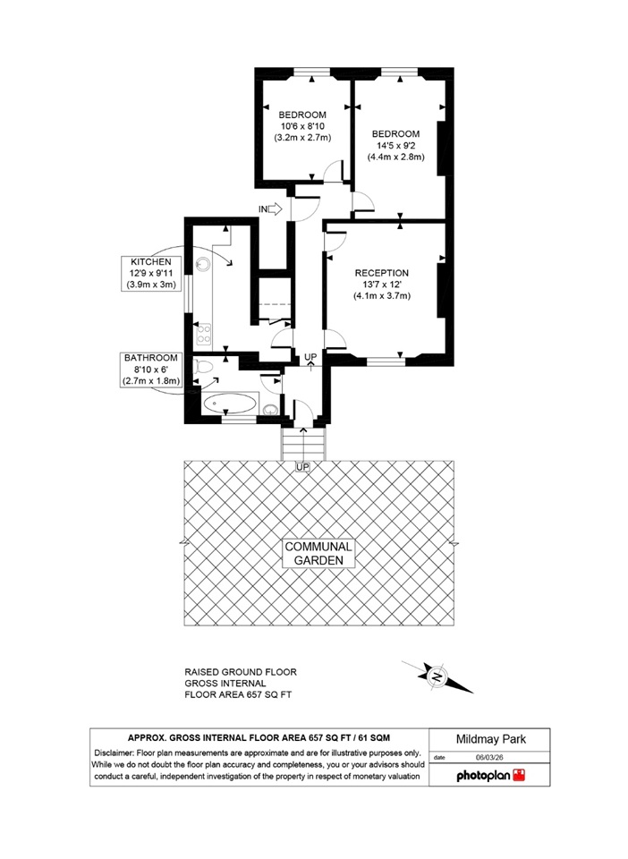 Additional image 13 of 2 Bed Flat, Mildmay Park, N1, N1 7GU