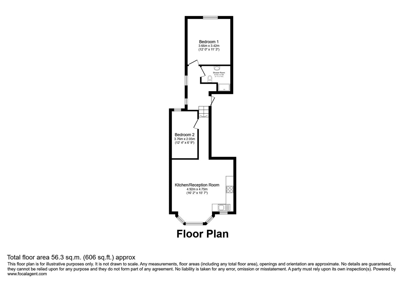 Additional image 5 of 2 Bed Flat, Valmar Road, SE5, N1 7GU