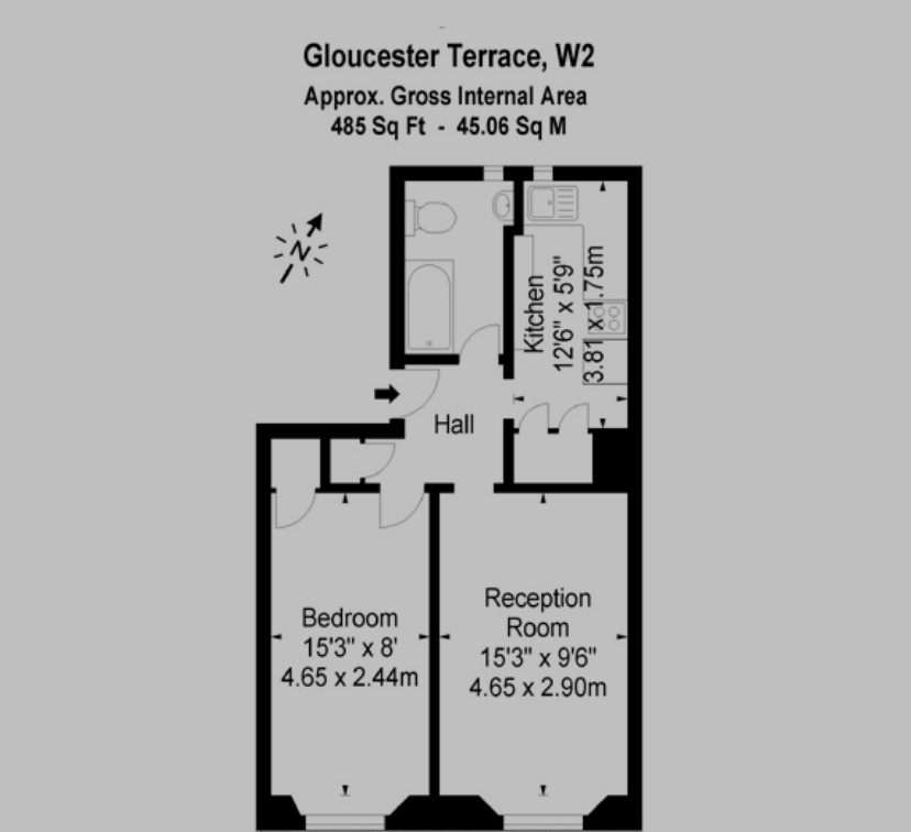 Additional image 9 of 1 Bed Flat, Gloucester Terrace, W2, N1 7GU