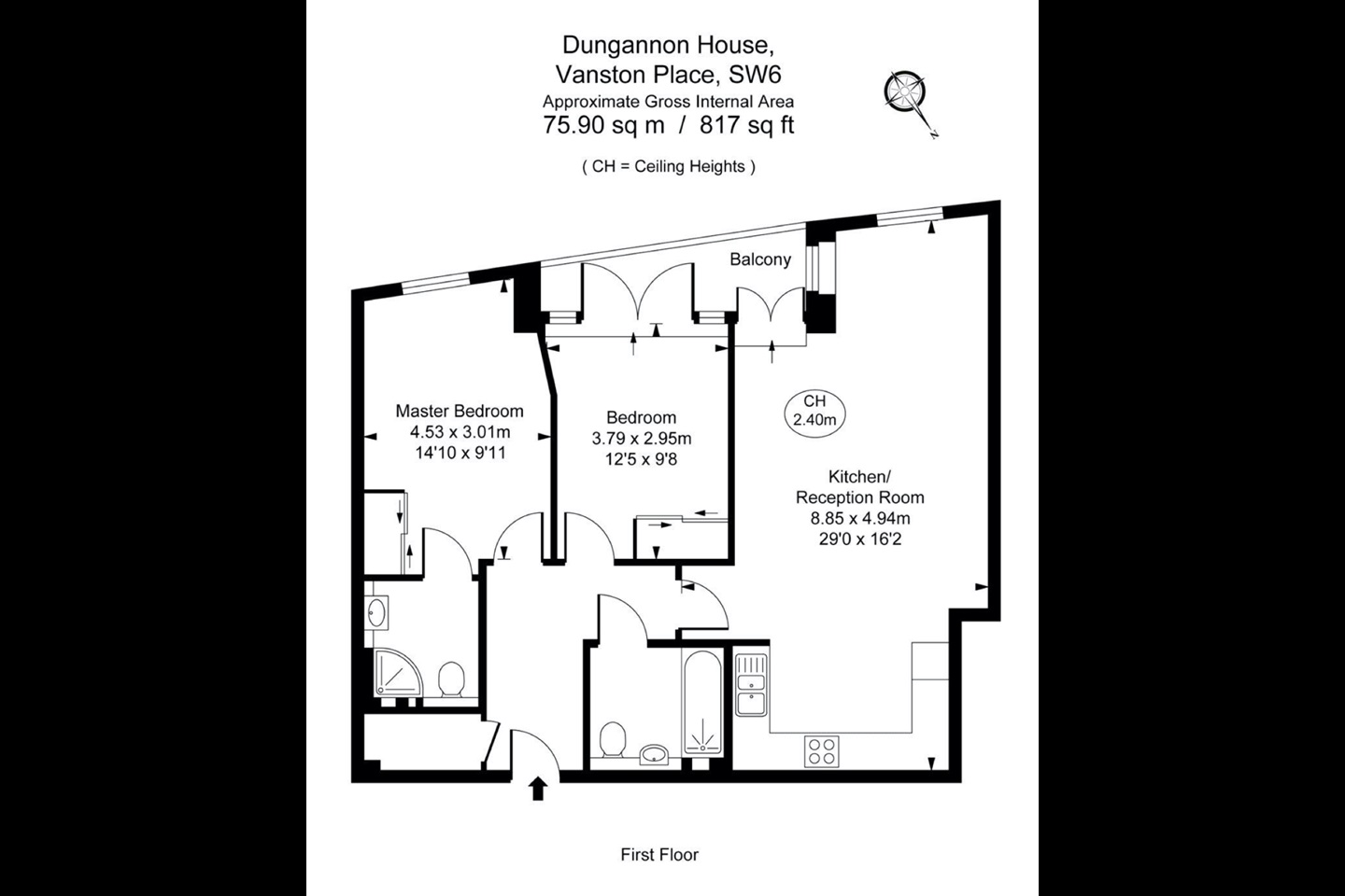 Additional image 7 of 2 Bed Flat, Dungannon House, SW6, N1 7GU