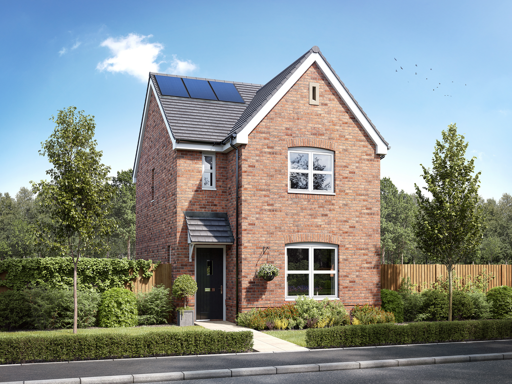 3 bed detached house for sale"The Sherwood" at Lowe Hill Road, Wem, Shrewsbury SY4