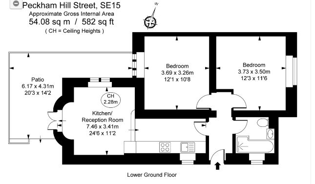 Additional image 9 of 2 Bed Flat, Peckham Hill Street, SE15, N1 7GU