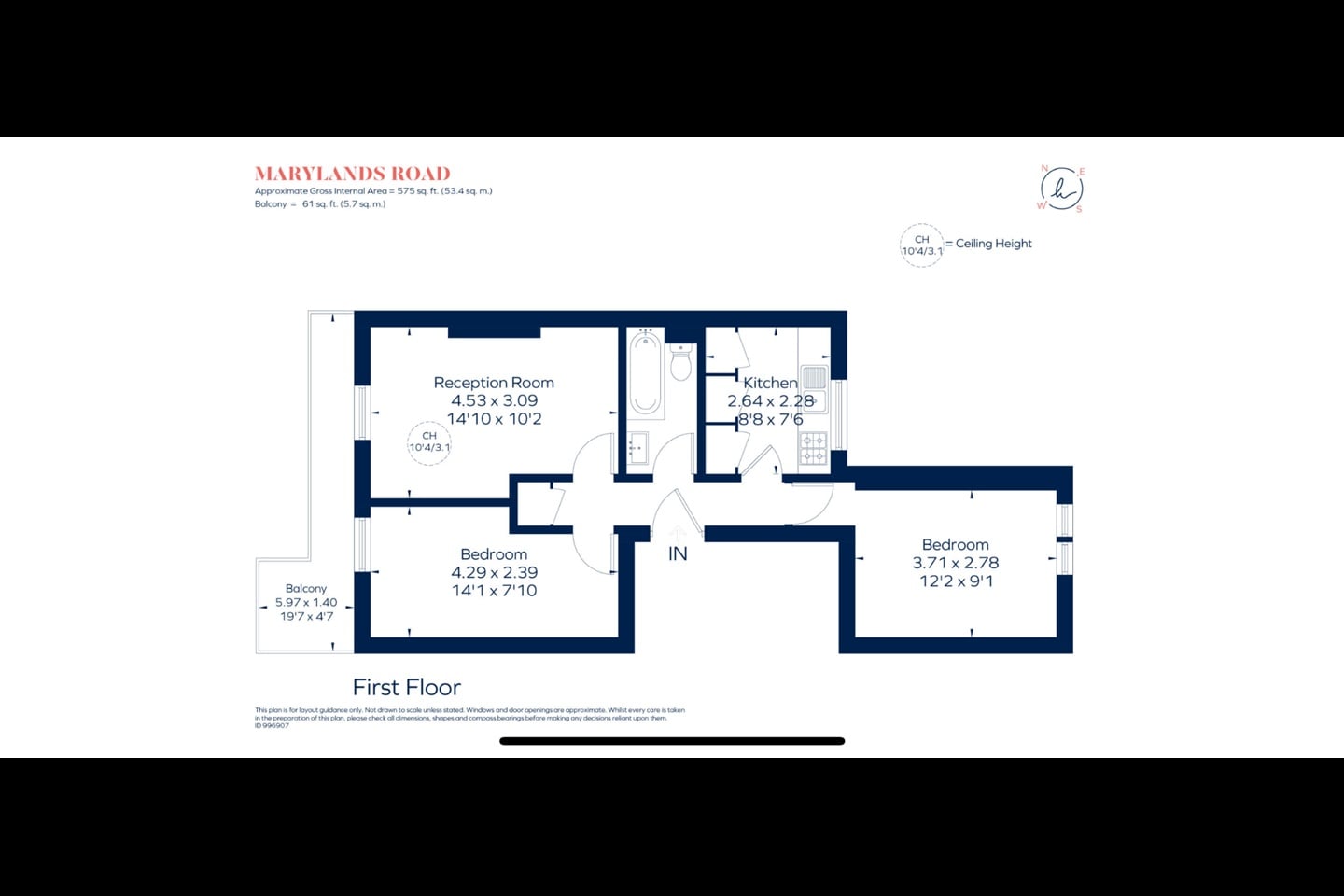 Additional image 10 of 2 Bed Flat, Marylands Road, W9, N1 7GU