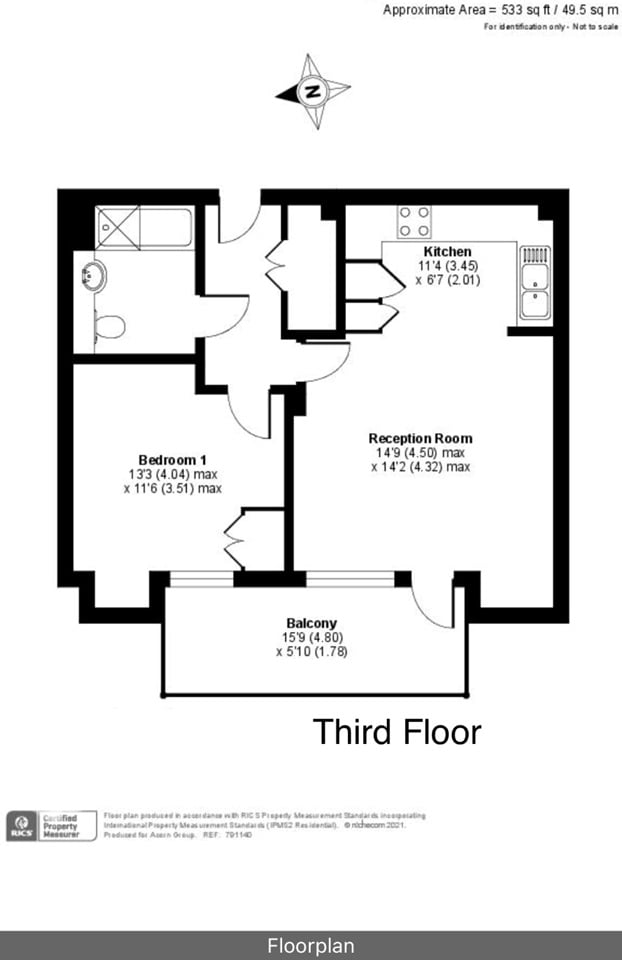 Additional image 14 of 1 Bed Flat, Oleander House, SE15, N1 7GU