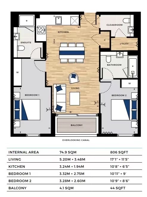 Additional image 2 of 2 Bed Flat, Lockgate Rd, SW6, N1 7GU
