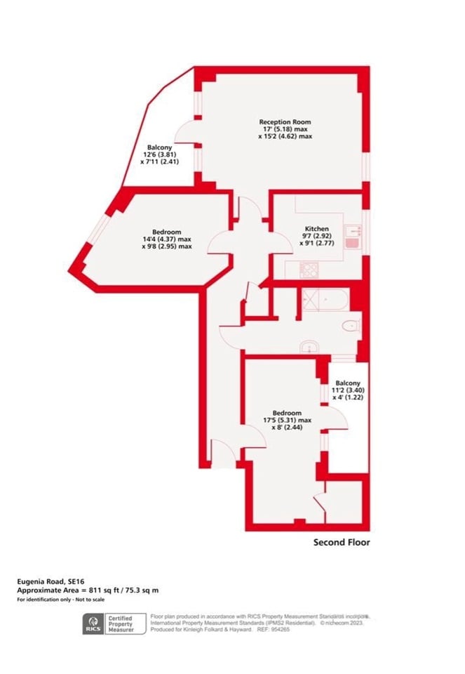 Additional image 21 of 2 Bed Flat, Eugenia Road, SE16, N1 7GU