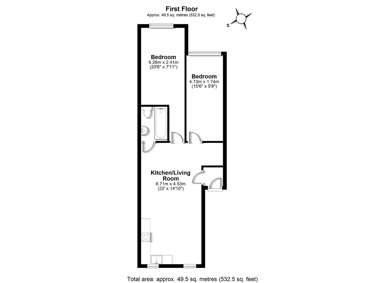 Additional image 5 of 2 Bed Flat, Ilderton Road, SE15, N1 7GU