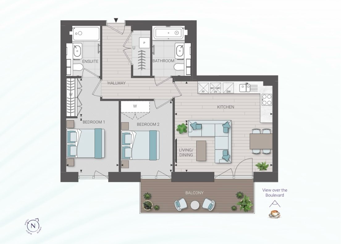 Additional image 2 of 2 Bed Flat, Palmer House, W6, N1 7GU