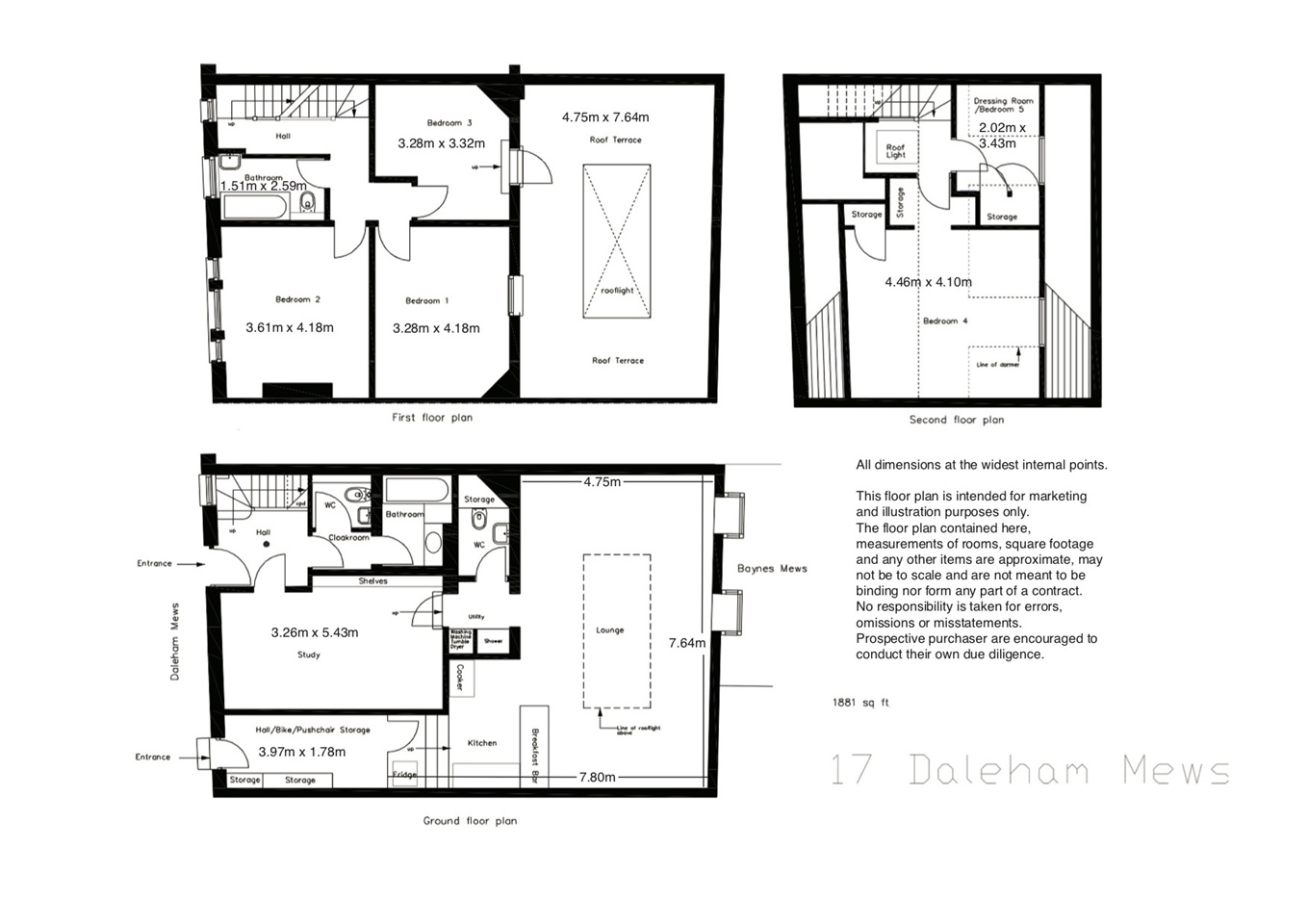 Additional image 36 of 5 Bed Terraced House, Daleham Mews, NW3, N1 7GU