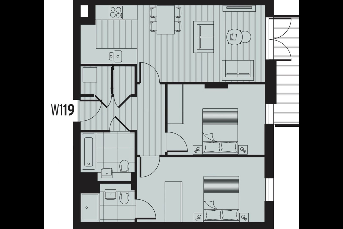 Additional image 28 of 2 Bed Flat, Hurst Street, B5, N1 7GU