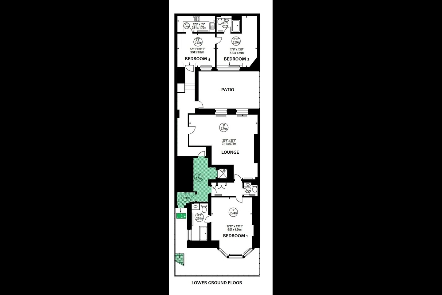 Additional image 13 of 3 Bed Flat, Lg, SW5, N1 7GU