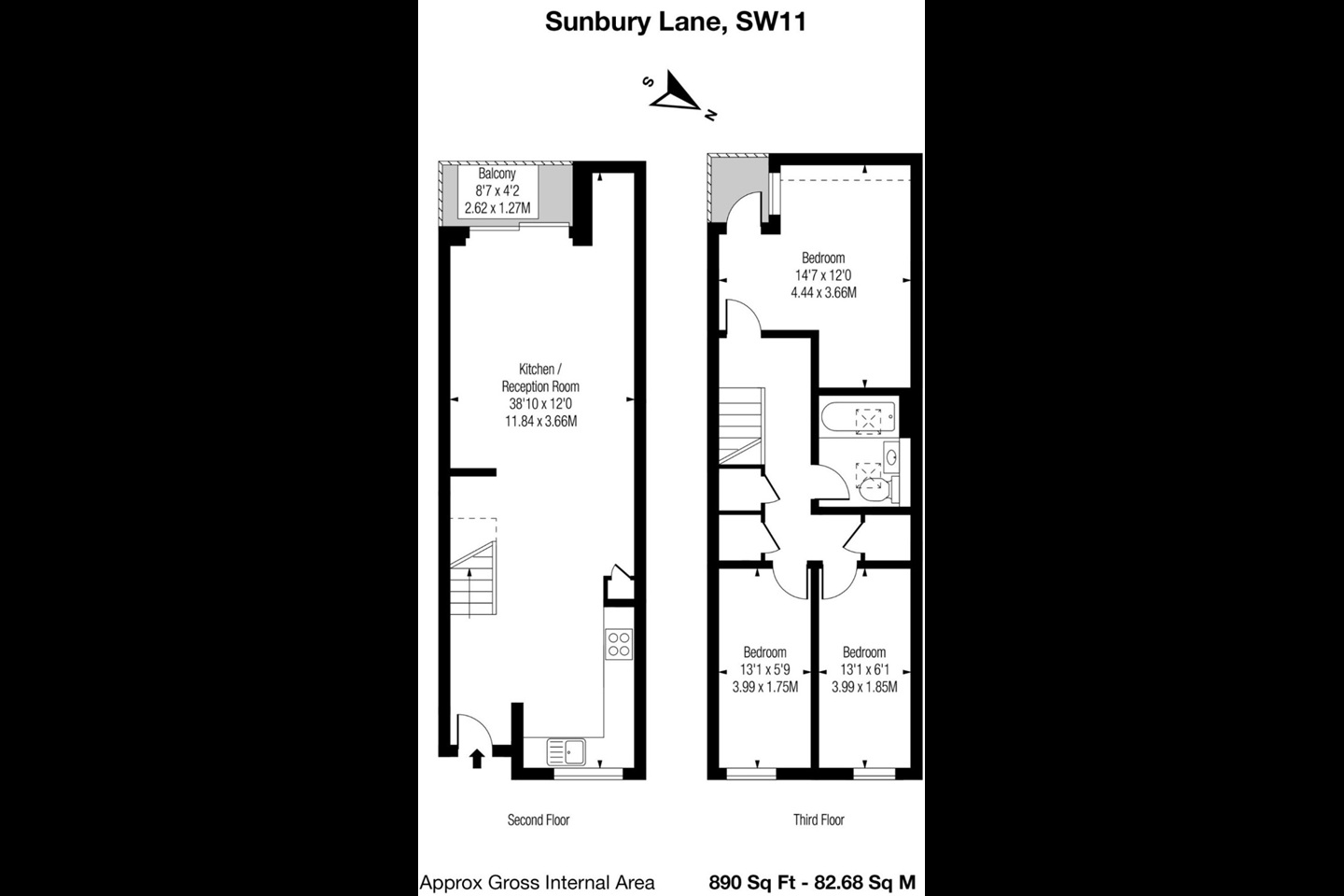 Additional image 28 of 3 Bed Maisonette, Sunbury Lane Battersea, SW11, N1 7GU