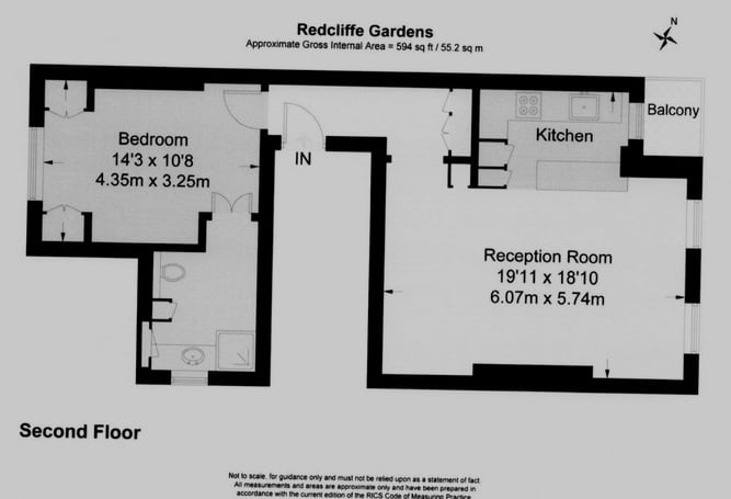 Additional image 6 of 1 Bed Flat, Redcliffe Gardens, SW10, N1 7GU