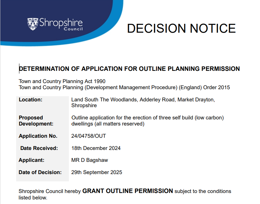Additional image 13 of Land for saleAdderley Road, Market Drayton TF9