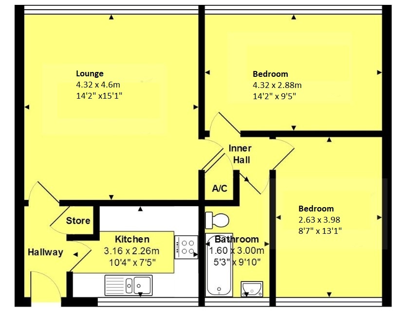 Additional image 9 of 2 Bed Flat, Elmwood Court, B5, N1 7GU