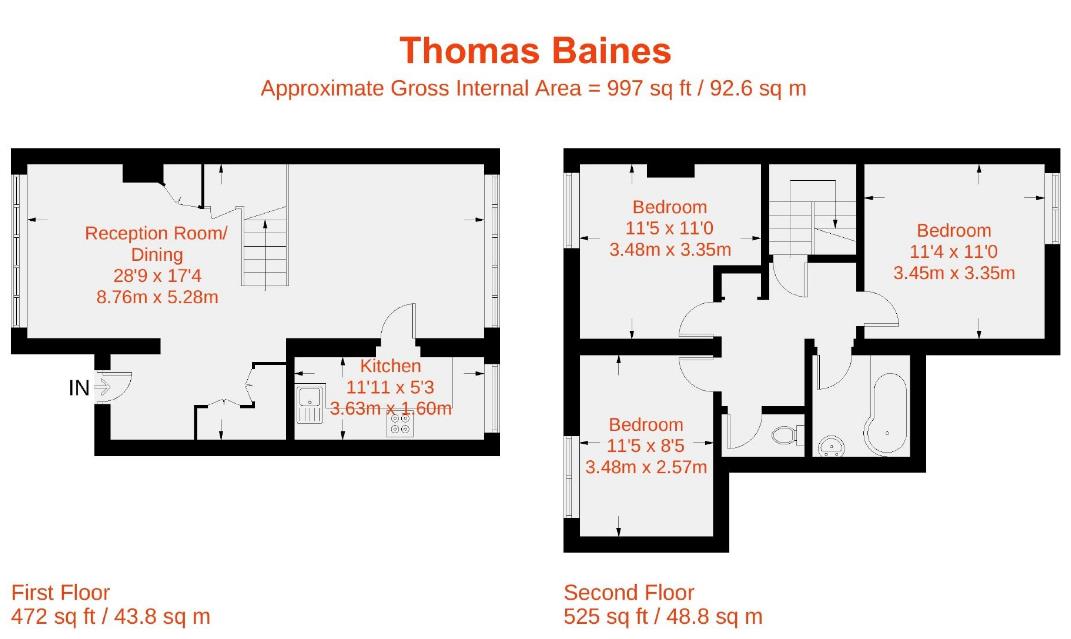 Additional image 13 of 3 Bed Maisonette, Thomas Baines Road, SW11, N1 7GU