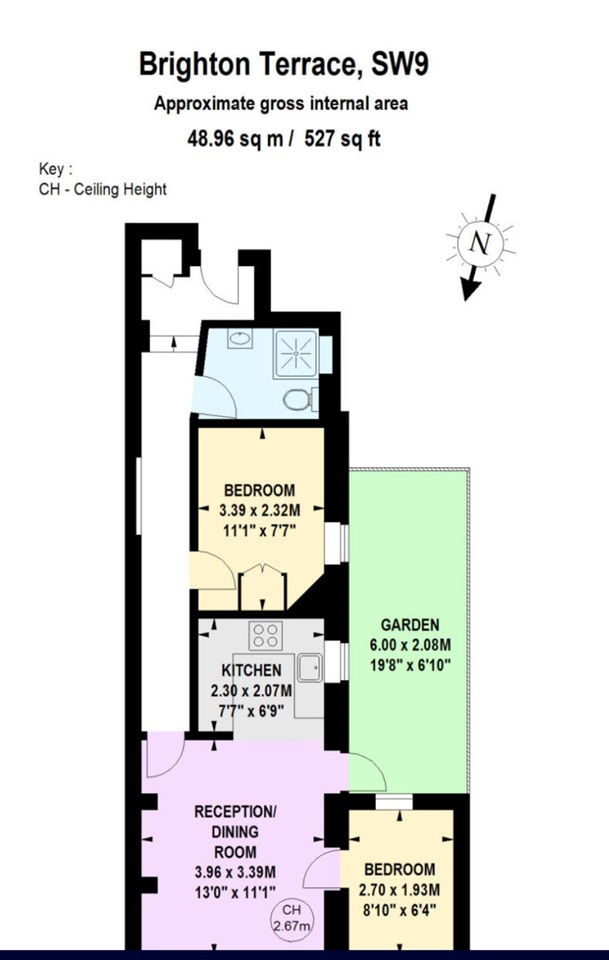 Additional image 10 of 2 Bed Flat, Brighton Terrace, SW9, N1 7GU