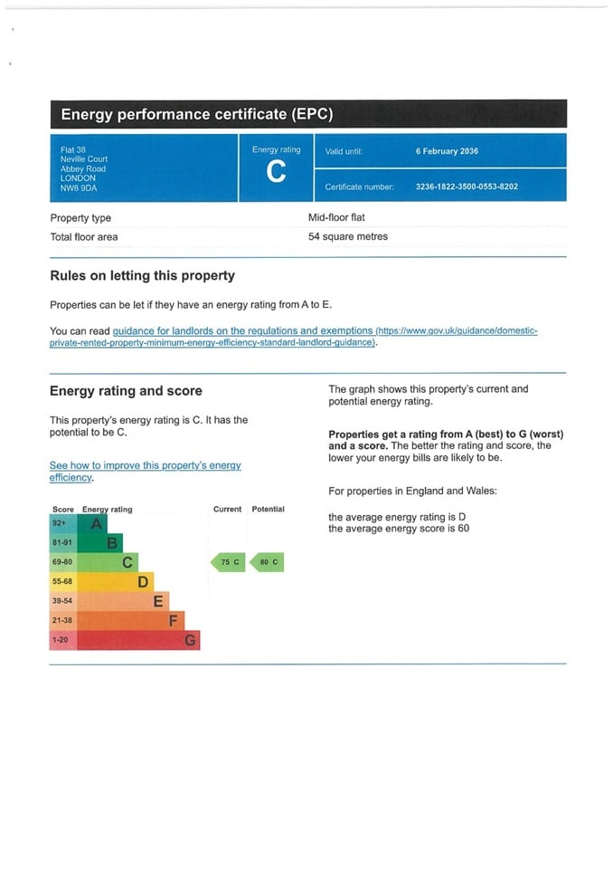 Additional image 12 of 1 Bed Flat, Abbey Road, NW8, N1 7GU