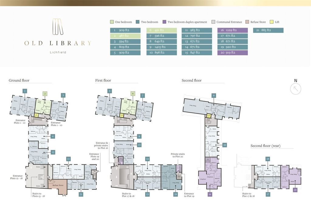 Additional image 12 of 2 bed flat for saleOld Library, The Friary, Lichfield, Staffordshire WS13