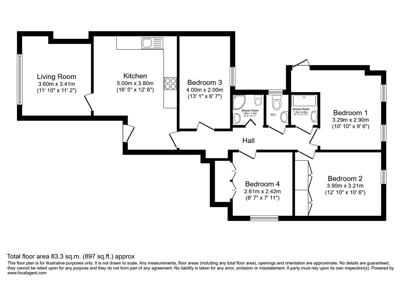 Additional image 2 of 4 Bed Flat, Lillie Road, SW6, N1 7GU