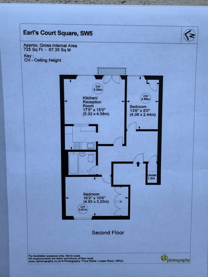Additional image 10 of 2 Bed Flat, Earl's Court Square, SW5, N1 7GU