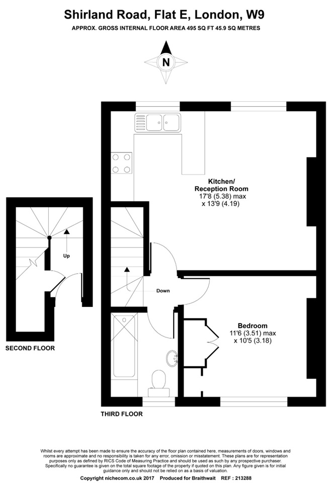 Additional image 14 of 1 Bed Flat, Shirland Road, W9, N1 7GU