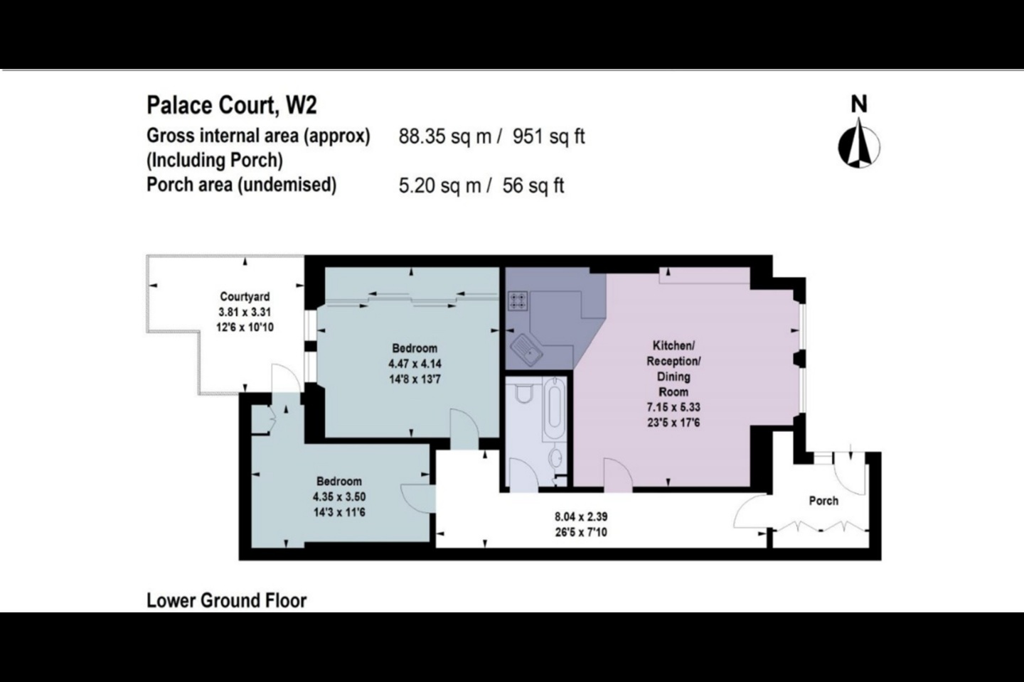 Additional image 10 of 2 Bed Flat, Palace Court, W2, N1 7GU