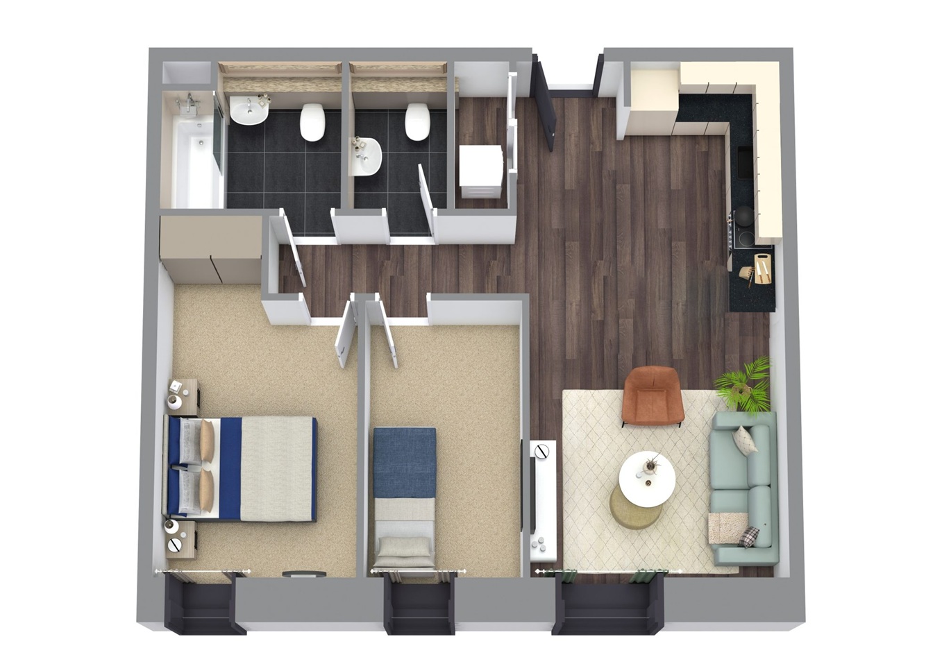 Additional image 2 of 2 Bed Flat, Edgbaston Road, B5, N1 7GU