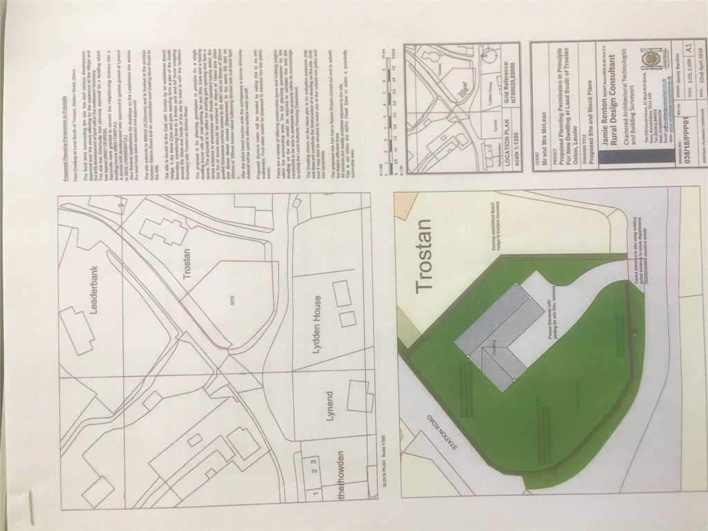 Additional image 5 of Land for saleHouse Plot, Station Road, Oxton TD2