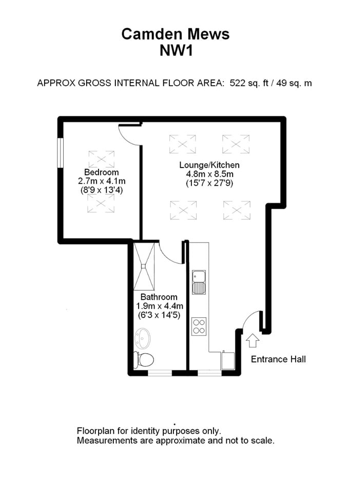 Additional image 26 of 1 Bed Flat, Camden Mews, NW1, N1 7GU