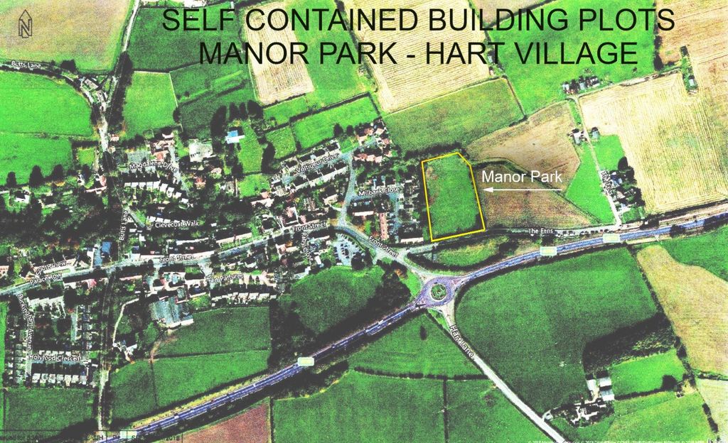 Land for saleThe Fens, Hart, Hartlepool TS27