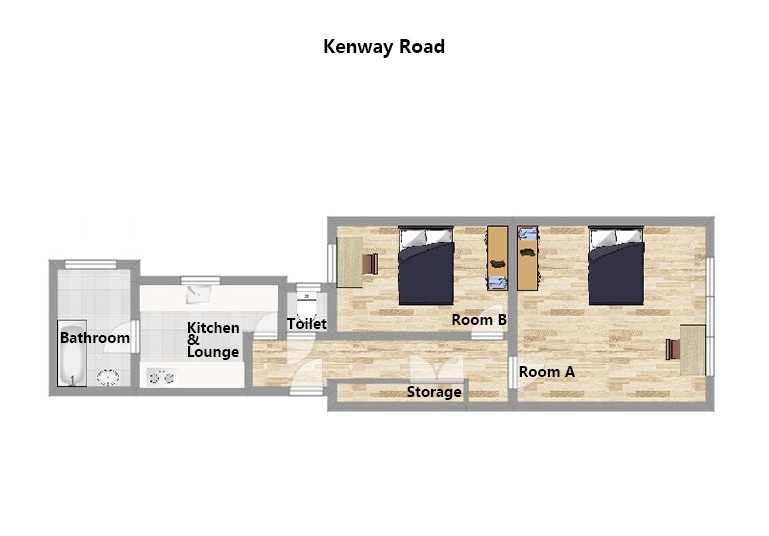 Additional image 2 of Room in a Shared Flat, Kenway Road, SW5, N1 7GU