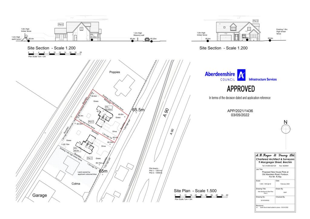 Additional image 2 of Plot 2, Land To North East Of 3, Old Aberdeen Road, Fordoun, AB30