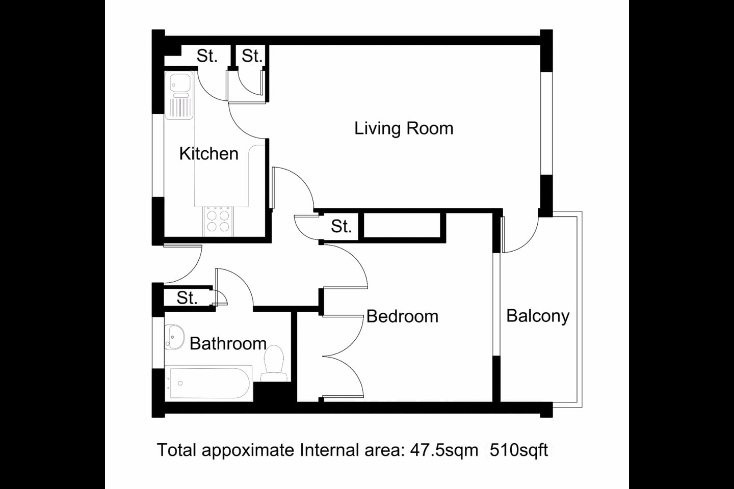 Additional image 11 of 1 Bed Flat, Llewellyn Street, SE16, N1 7GU