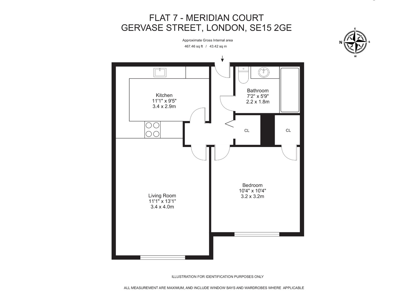 Additional image 21 of 1 Bed Flat, Meridian Court, SE15, N1 7GU