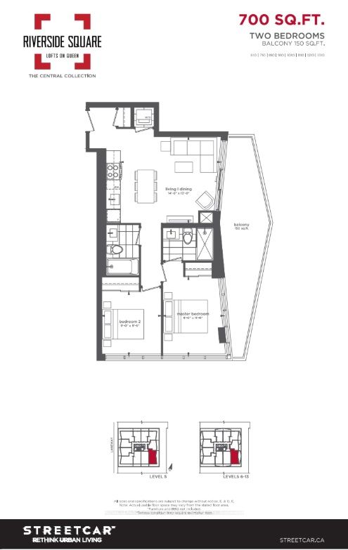 Additional image 2 of 610-45 Baseball Place, Toronto, ON, M4M 0H1