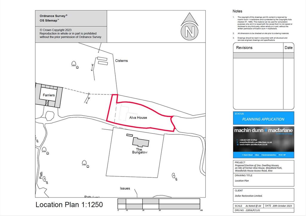 Additional image 4 of Land for salePlot 1, Former Alva House, Woodland Park, Alva FK12