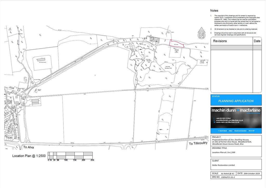 Additional image 3 of Land for salePlot 2, Former Alva House, Woodland Park, Alva FK12