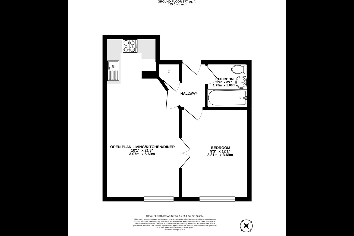 Additional image 7 of 1 Bed Flat, Cromwell Lodge, E1, N1 7GU