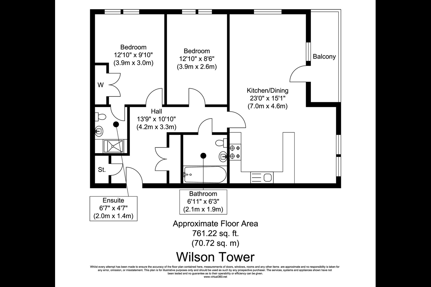 Additional image 7 of 2 Bed Flat, Luxury With Gym And Concierge, E1, N1 7GU