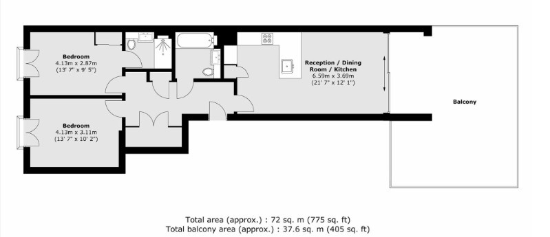 Additional image 9 of 2 Bed Flat, Sterling Way, N7, N1 7GU
