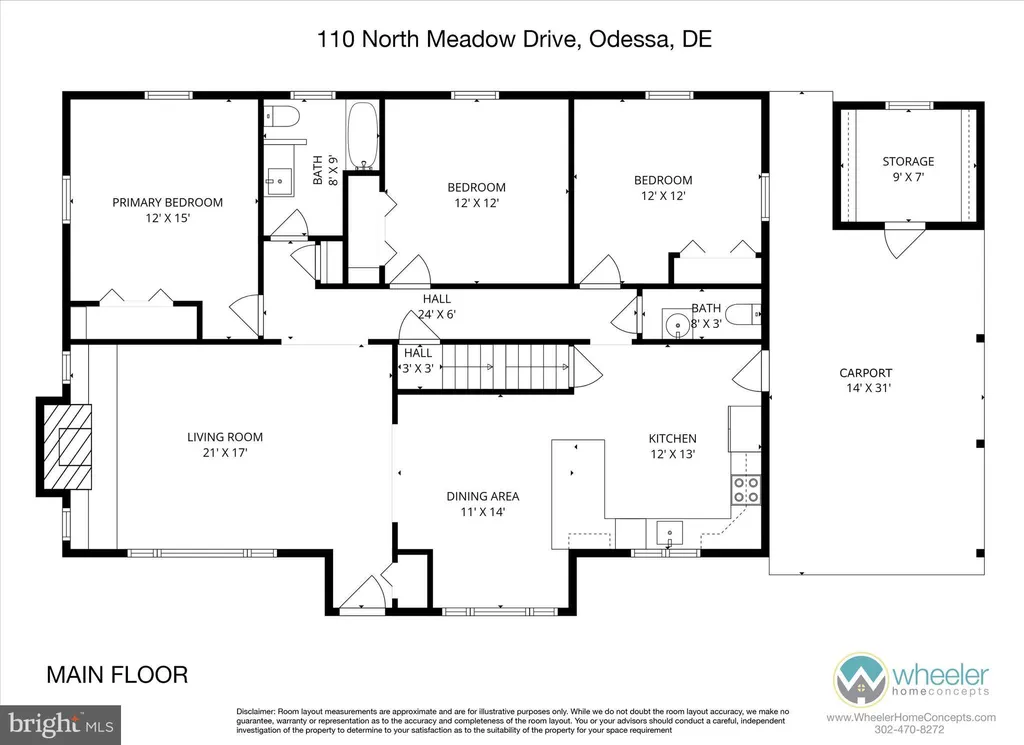 Primary image of 110 N Meadow Drive, Townsend, DE 19734