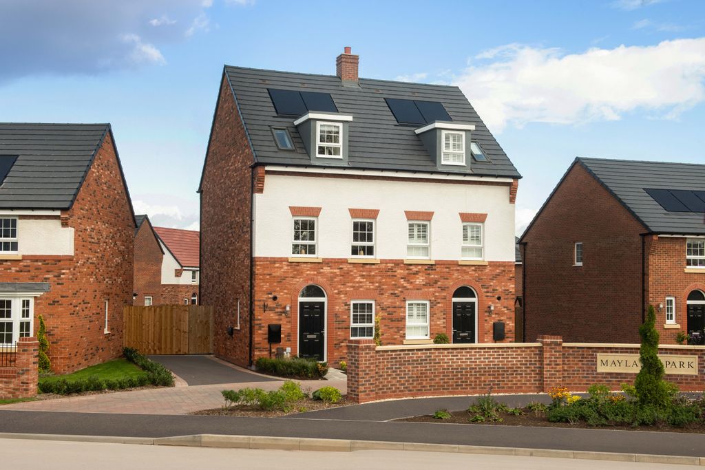3 bed semi-detached house for sale"Langstone" at Peter De Stapleigh Way, Stapeley, Nantwich CW5